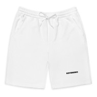 Men's White SOVERENO Shorts with a logo on the front - Model III Men's White SOVERENO Shorts with a logo on the front - Model III