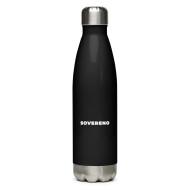 Men's Black SOVERENO Water Bottle - Model IV