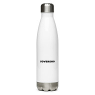 Men's White SOVERENO Water Bottle - Model III