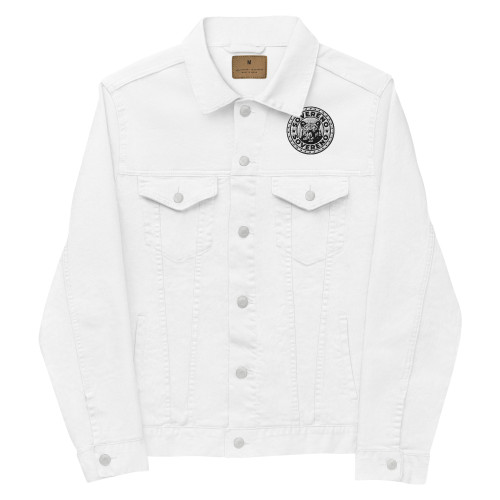 Men's White Denim Jacket Model Classic II