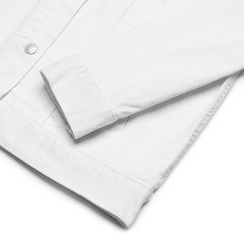 Men's White Denim Jacket Model Classic II