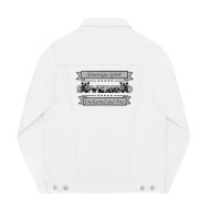 Men's White SOVERENO Classic Denim Jacket - Model III Men's White SOVERENO Classic Denim Jacket - Model III