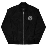 Men's Black SOVERENO Premium Bomber Jacket - Model I Men's Black SOVERENO Premium Bomber Jacket - Model I