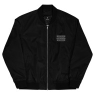 Men's Black SOVERENO Premium Bomber Jacket - Model II Men's Black SOVERENO Premium Bomber Jacket - Model II