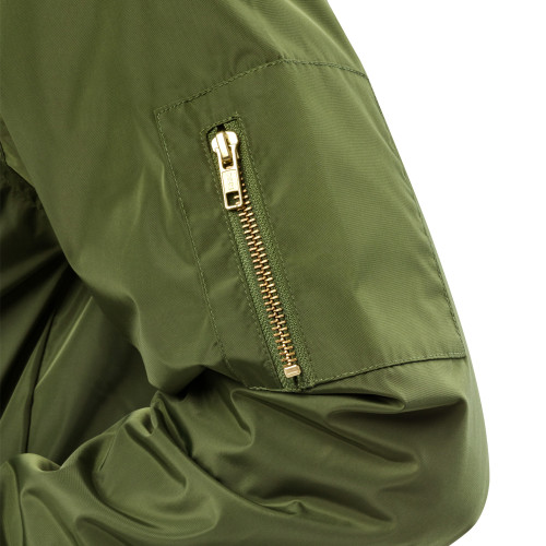 Men's Premium Green Bomber Jacket Model Classic I