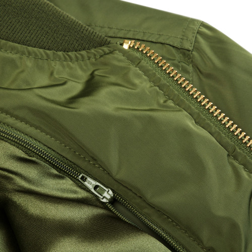Men's Premium Green Bomber Jacket Model Classic III