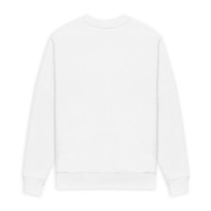 Men's White SOVERENO Sweatshirt with a BIG logo on the front - Model III
